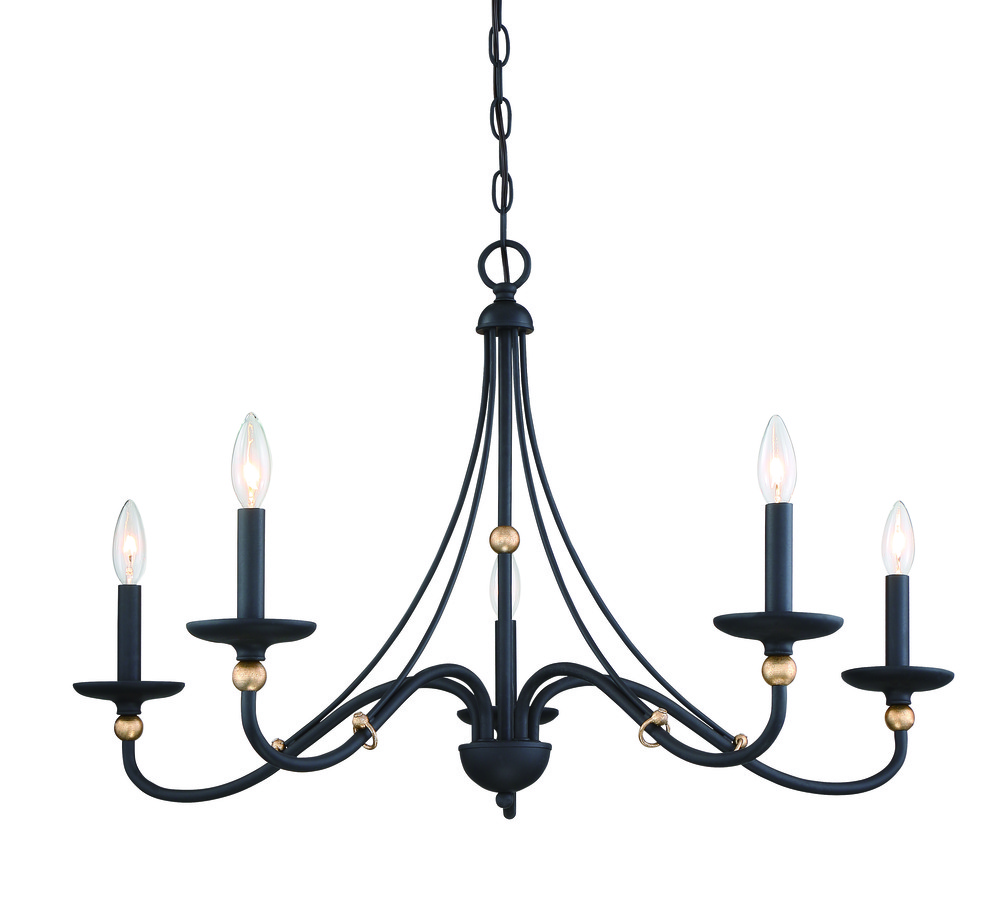 WESTCHESTER COUNTY - 5 LIGHT CHANDELIER