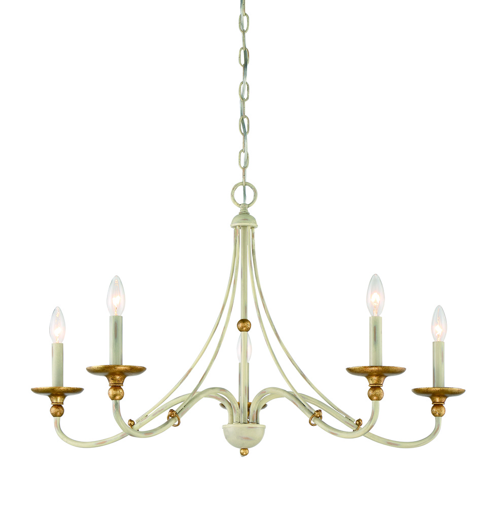 WESTCHESTER COUNTY - 5 LIGHT CHANDELIER