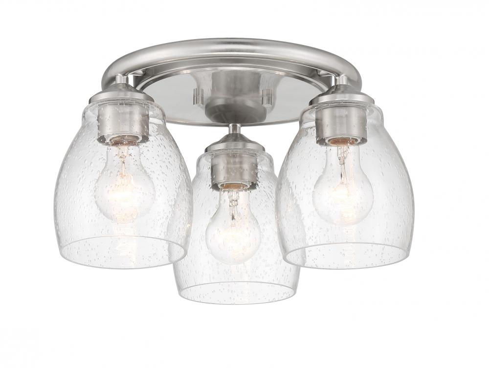 WINSLEY - 3 LIGHT SEMI FLUSH