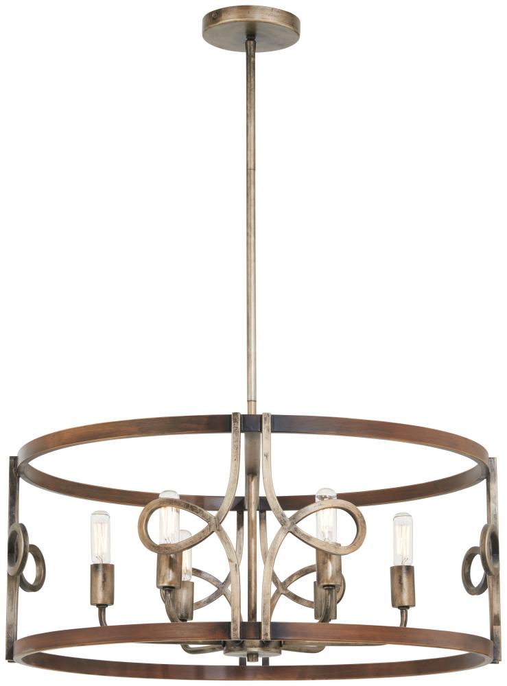 YORKVILLE - 6 LIGHT PENDANT