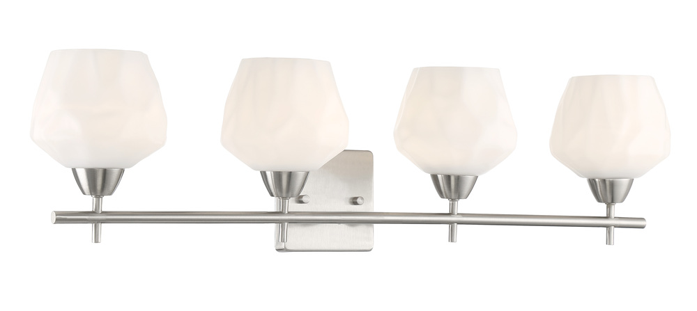 CAMRIN - 4 LIGHT, BATH FIXTURE IN METAL