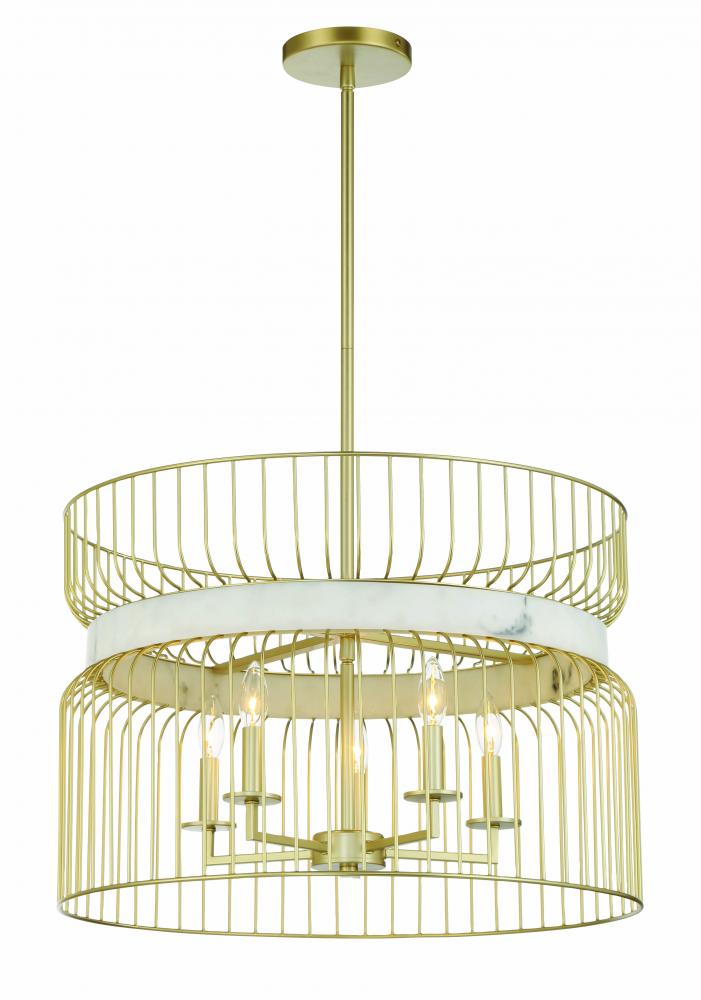 PARK SLOPE - 5 LIGHT PENDANT