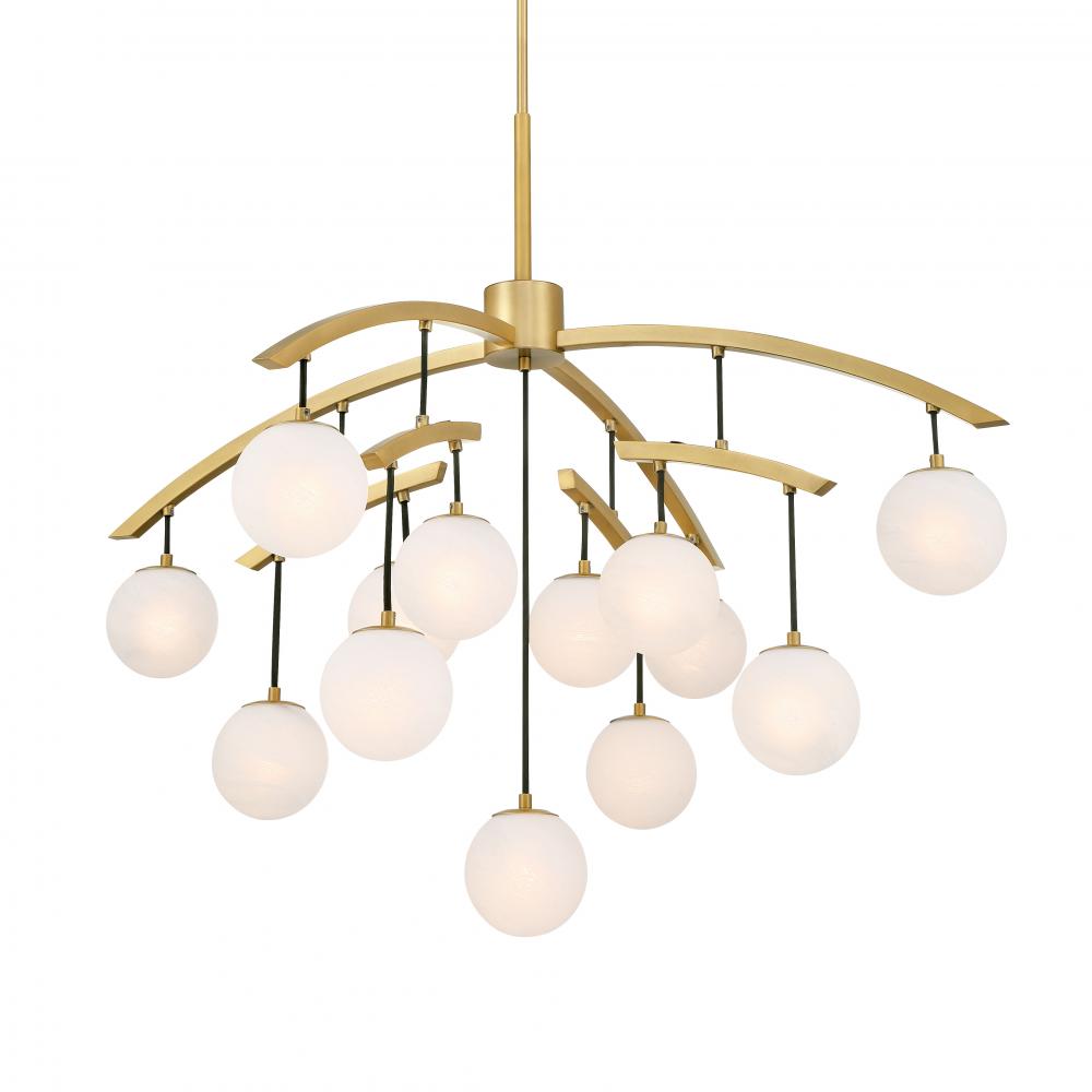 CURVEN - 13 LIGHT CHANDELIER
