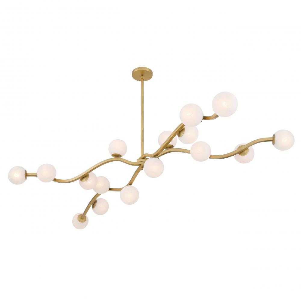 CURVEN - 16 LIGHT CHANDELIER