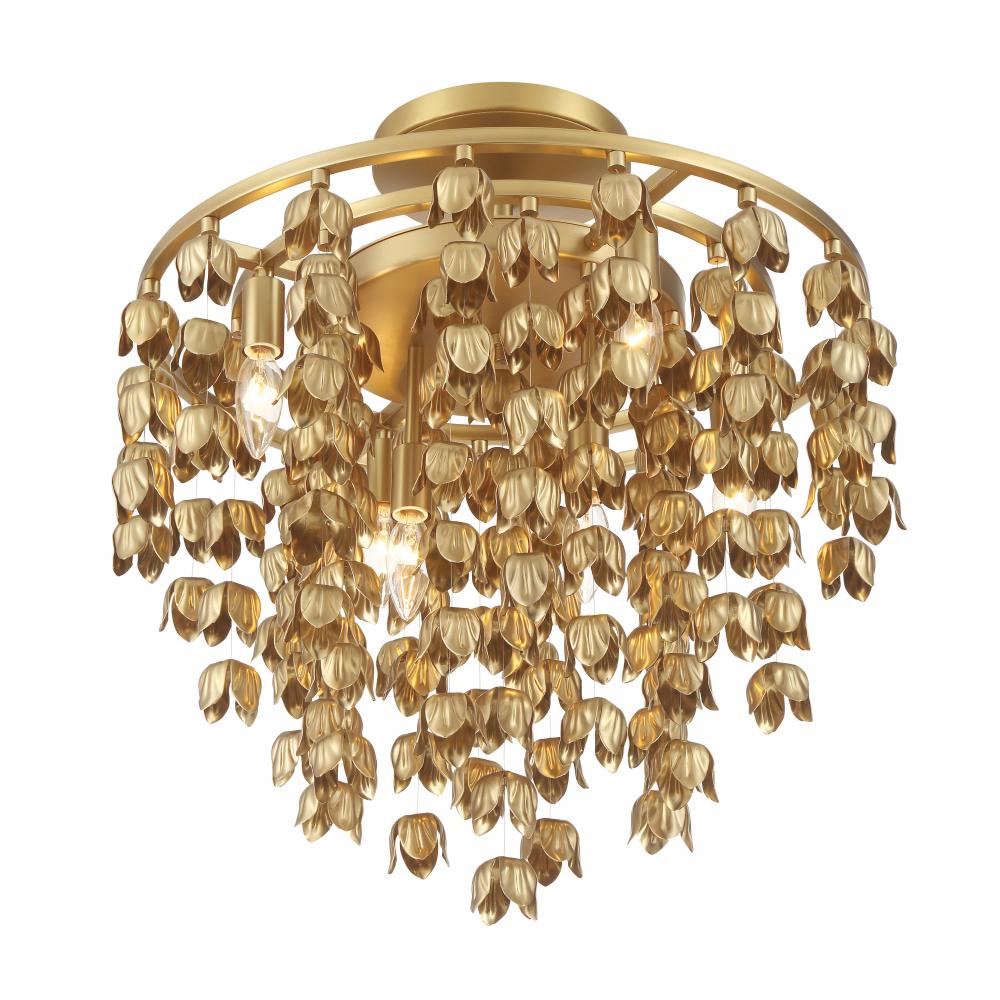 ASHGROVE - 6 LIGHT SEMI FLUSH