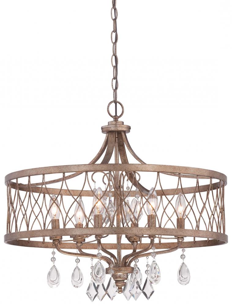 WEST LIBERTY - 6 LIGHT CHANDELIER