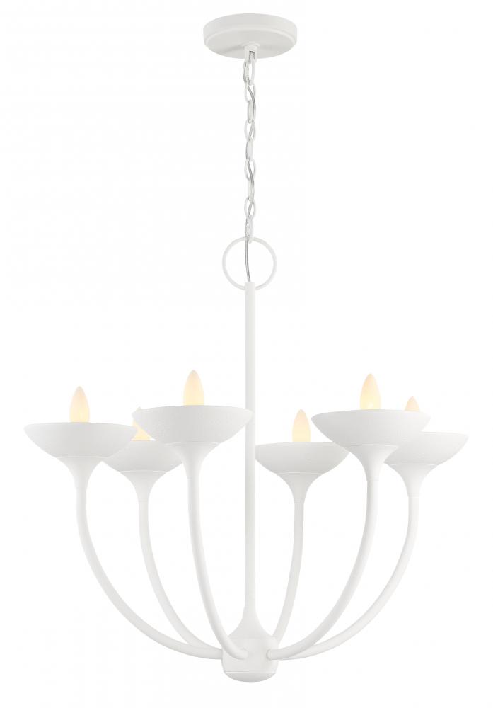 RYTON - 6LT CHANDELIER