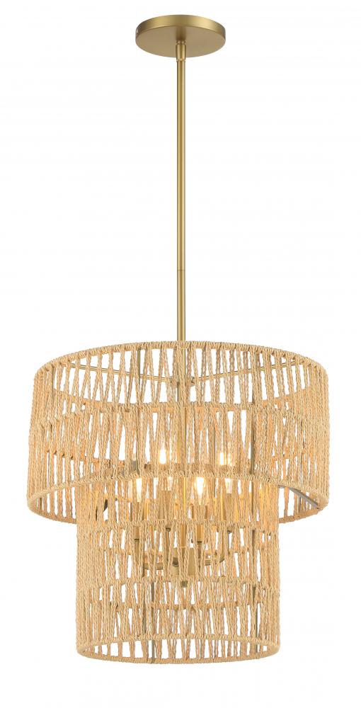 BUNGALOW HEAVEN - 4 LIGHT PENDANT