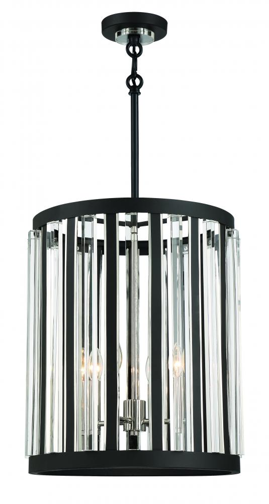 MAJESTIC SPLENDOR - 4 LIGHTS PENDANT FXTURE IN METAL