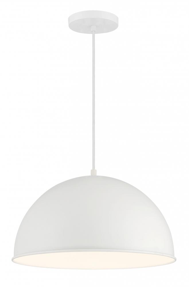 VANTAGE PENDANTS - 1 LIGHT HANGING DOME