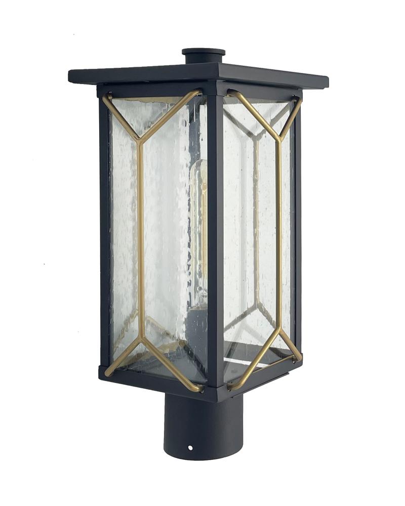 HILLSIDE MANOR - 1LIGHT OUTDOOR POST