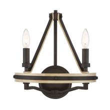 Minka-Lavery 2622-860 - SONOMA - 2 LIGHT WALL SCONCE