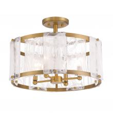 Minka-Lavery 3635-732 - VEIL - 4 LIGHT SEMI FLUSH