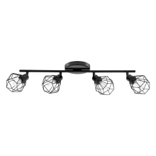 Eglo 202168A - Zapata - 4 LT Fixed Track Light