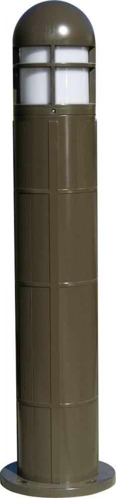 FIBERGLASS BOLLARD OPEN CAGE 13W DL-S13-GU24 120V