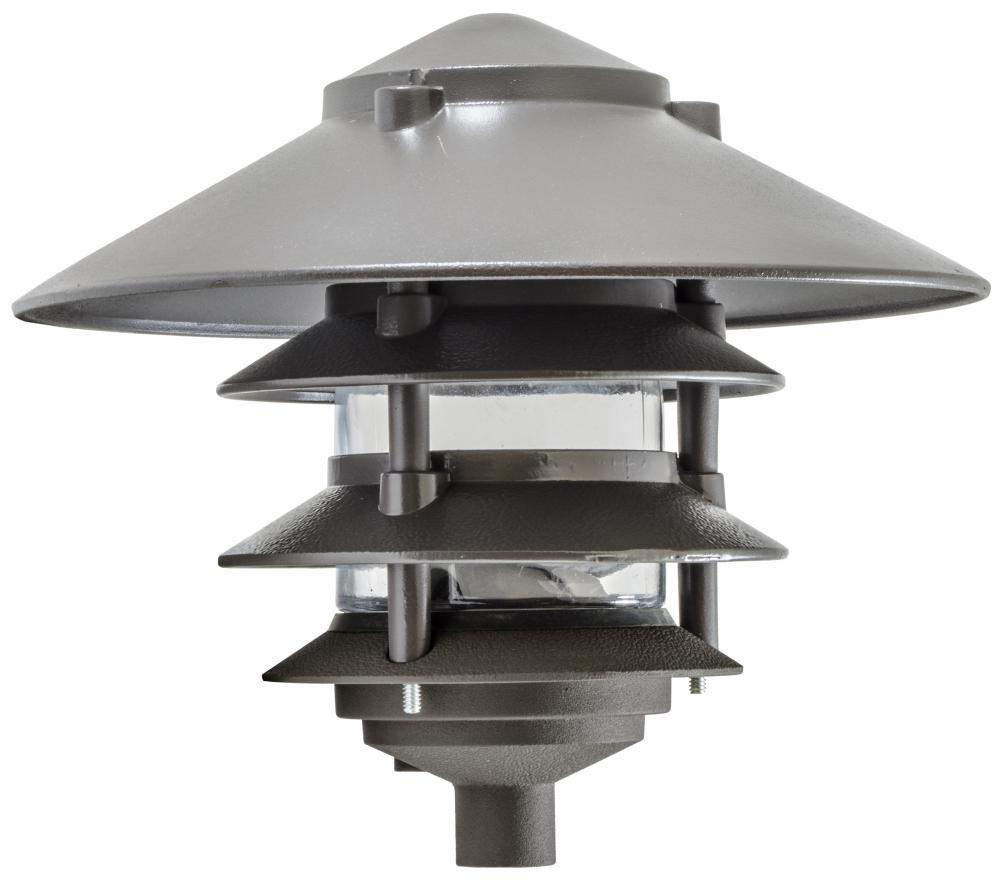 PAGODA FIX 4 TIER 10"TOP 1/2"BASE 7W PL7 120V