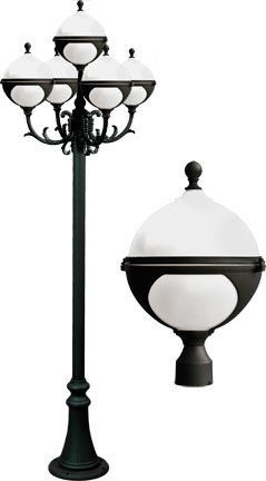 NATALIE POST FIVE LIGHT FIX 5X16 LED E26 85-265V