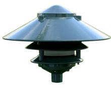 Dabmar D5300-LED6-G - PAGODA FIX 3 TIER 10"TOP 1/2"BASE 6W LED 120V
