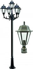 Dabmar GM1305-LED9-BZ - DANIELLA POST FIVE LIGHT FIX W/ CLEAR GLASS 5 X LED 9W