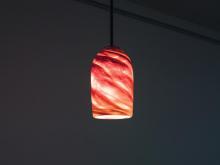 WPT Design ROSE-CYL-AM-BZ-35 - Rose Cylinder - Pendant - Incandescent 35" OA Drop-Amber