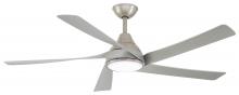 Minka-Aire F765L-BN/SL - TRANSONIC - 56" CEILING FAN W/LED LIGHT KIT