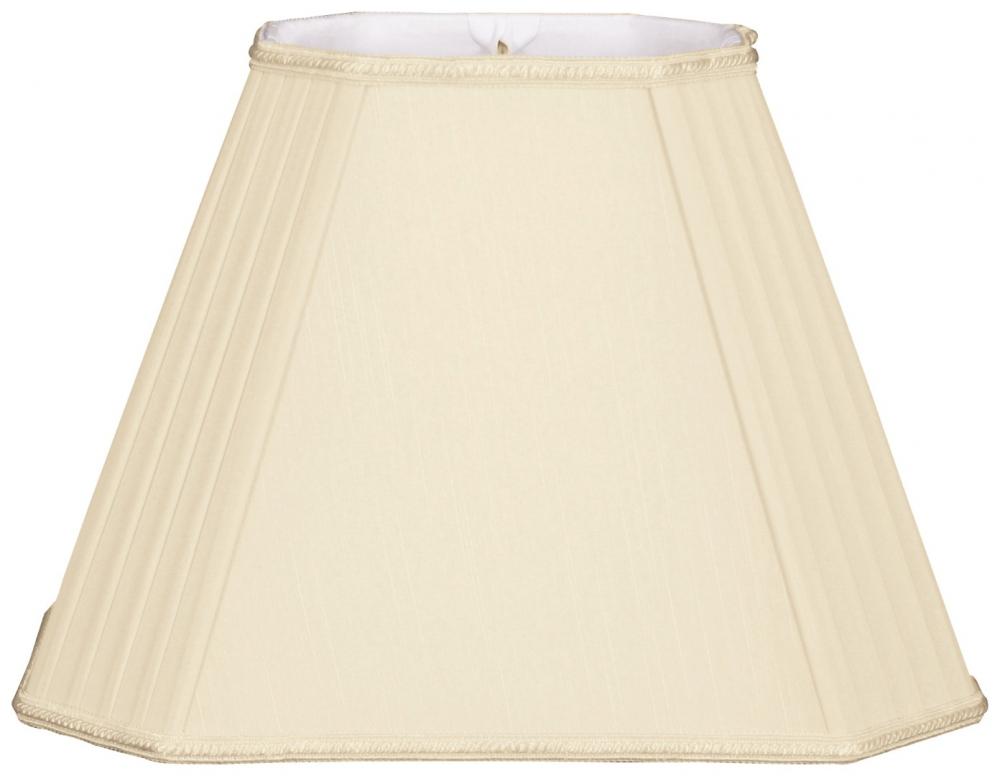 Designer Lampshade with Staggered Pleats