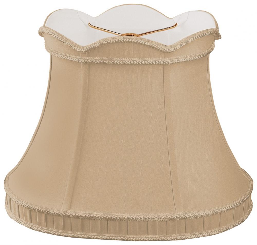Designer Lampshade with Scallop Top
