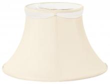 Royal Designs, Inc. DS-20-14EG/WH - Shallow Bell Designer Lampshade