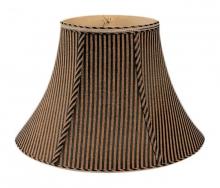Royal Designs, Inc. DS-3-14BR/BLK - Shallow Bell Designer Lampshade