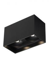 Visual Comfort & Co. Modern Collection 700FMEXOD630BW-LED927 - Exo 6 Dual Flush Mount