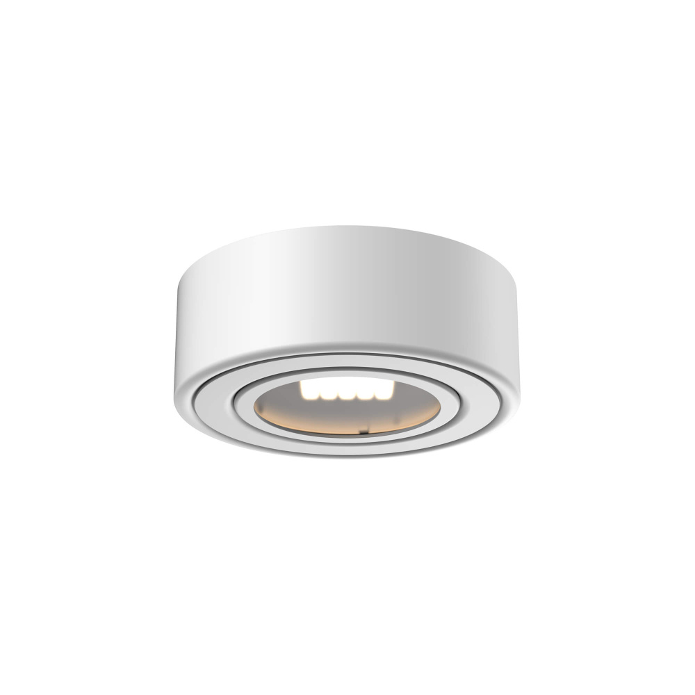 Kit of 3 2-in-1 LED pucks with driver and wire, 5CCT